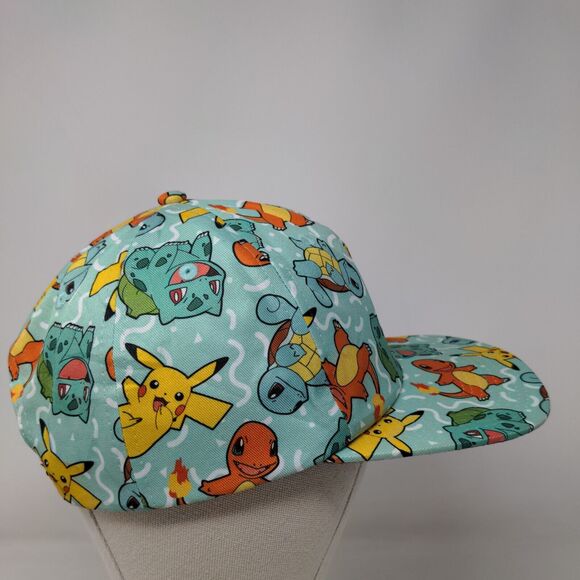 Pokemon All Over Character Snapback Hat Multi OSFM Gotta Catch 'Em All! - Picture 4 of 8